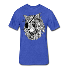 Load image into Gallery viewer, Fitted Cotton/Poly T-Shirt by Next Level - heather royal
