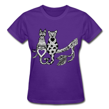 Load image into Gallery viewer, Gildan Ultra Cotton Ladies T-Shirt - purple
