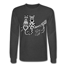 Load image into Gallery viewer, Men&#39;s Long Sleeve T-Shirt - heather black
