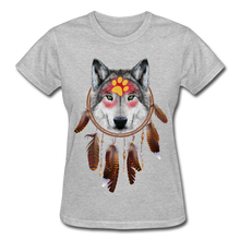 Load image into Gallery viewer, Gildan Ultra Cotton Ladies T-Shirt - heather gray
